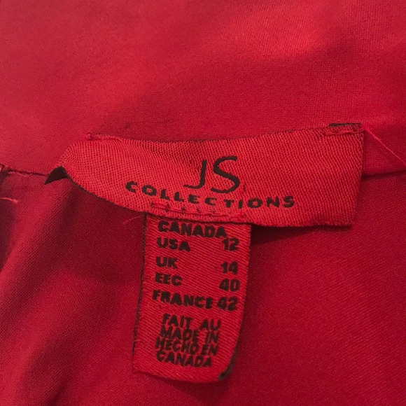 JS Collections top. Pleated front. Stretch fabric - Picture 5 of 6